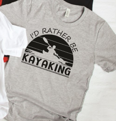 I'd Rather Be Kayaking Tee