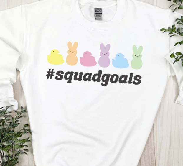 Easter Squad Goals Crew Sweatshirt