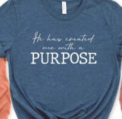 He Has Created Me With A Purpose Tee