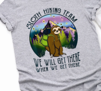 Sloth Hiking Team Tee