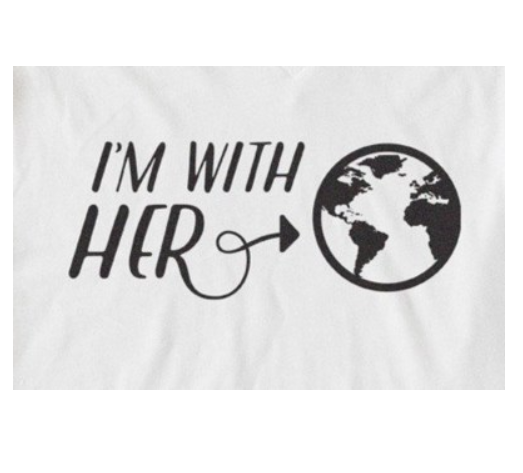 I'm With Her Tee