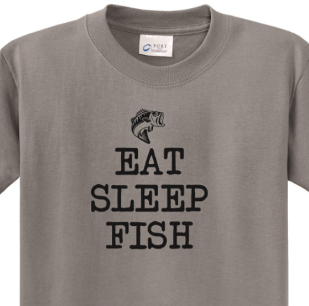 Eat Sleep Fish Tee