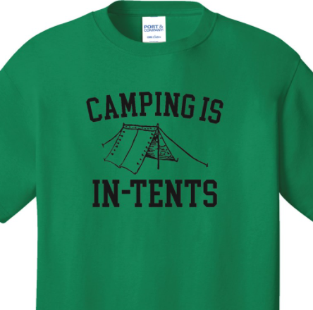 Camping is In-Tents Tee