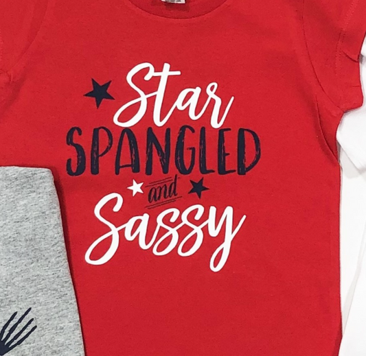 Star Spangled and Sassy Tee
