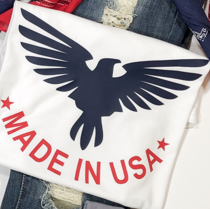 Made In USA With Eagle Tee