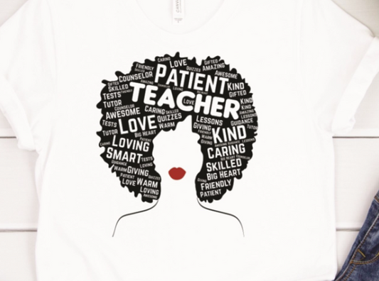 Teacher Word Cloud Tee