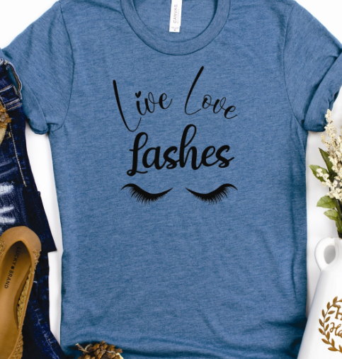 Live Love Lashes Tee