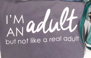 I'm An Adult But Not Like A Real Adult Tee