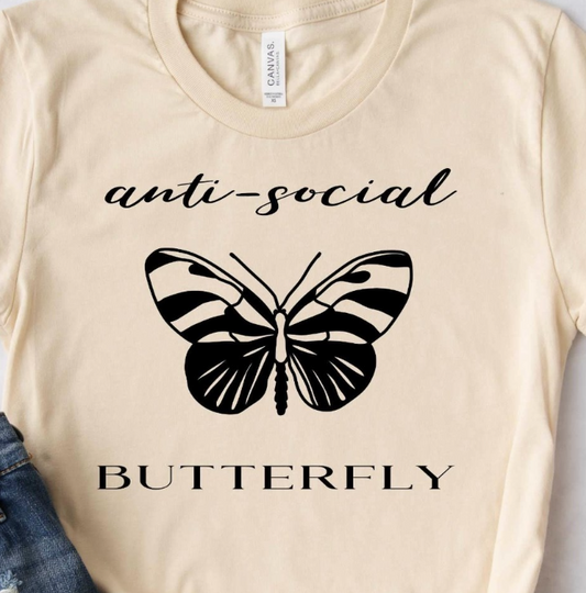 Anti-Social Butterfly Tee