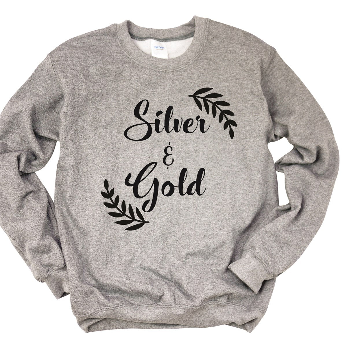 Silver and Gold Crew Sweater