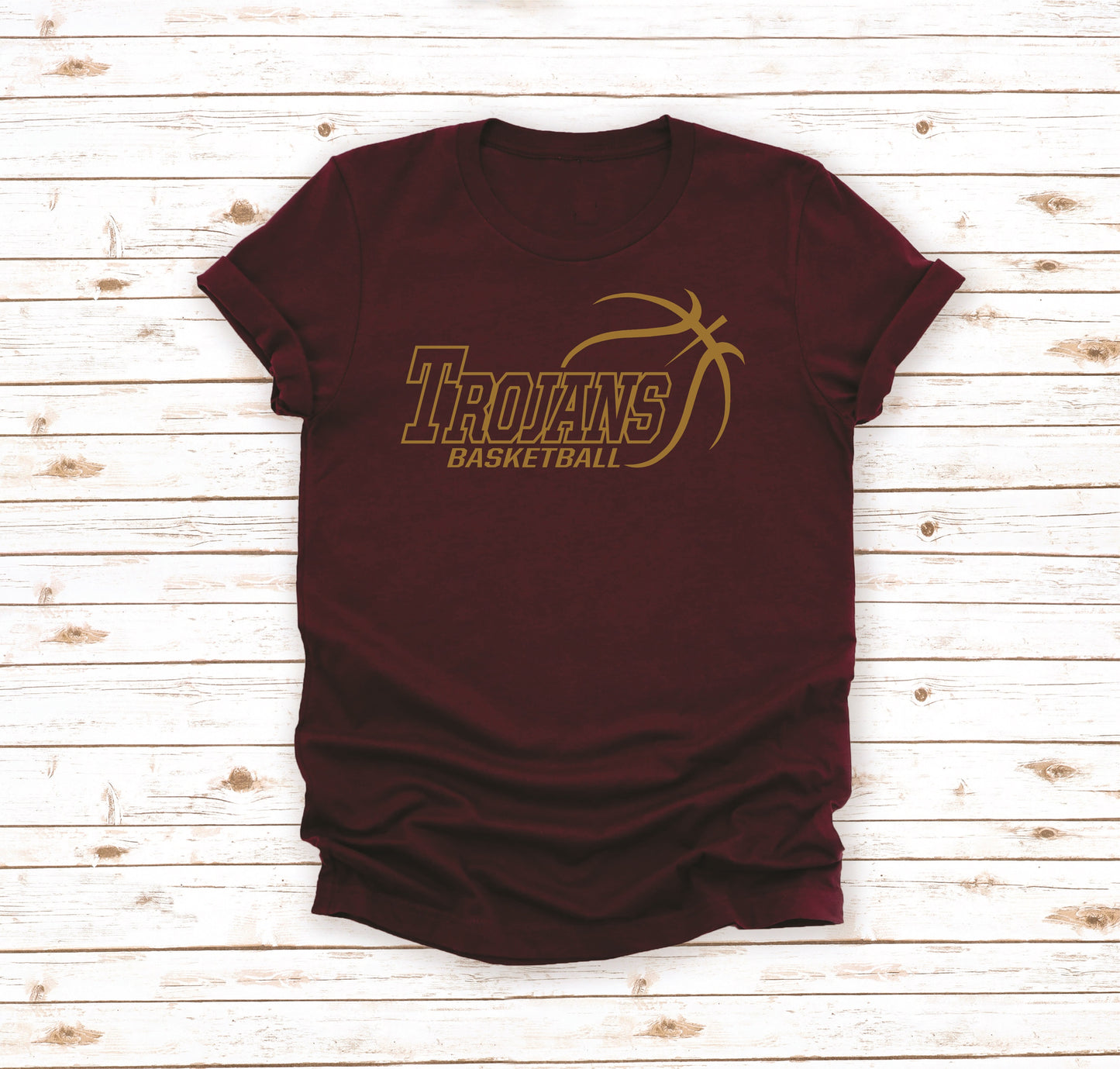 Trojans Basketball T Shirt