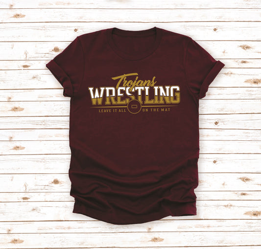 Trojans Wrestling T Shirt