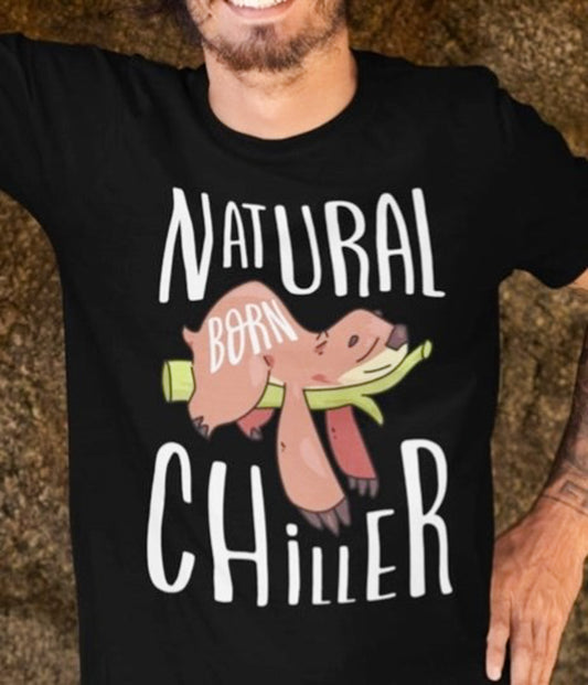 Natural Born Chiller Sloth Tee