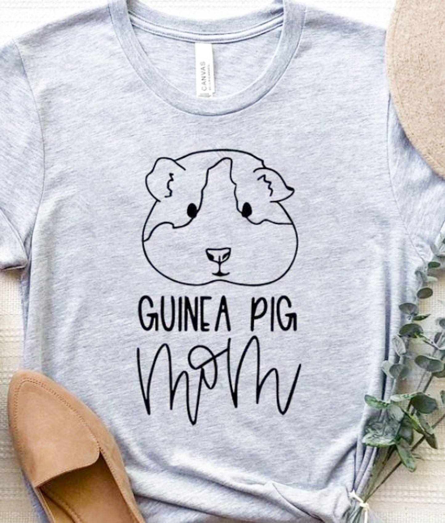 Guinea Pig Mom T-Shirt or Crew Sweatshirt