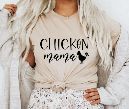 Chicken Mama T-Shirt or Crew Sweatshirt