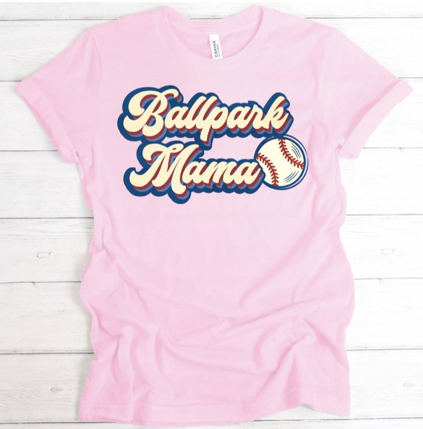 Ballpark Mama T-Shirt or Crew Sweatshirt