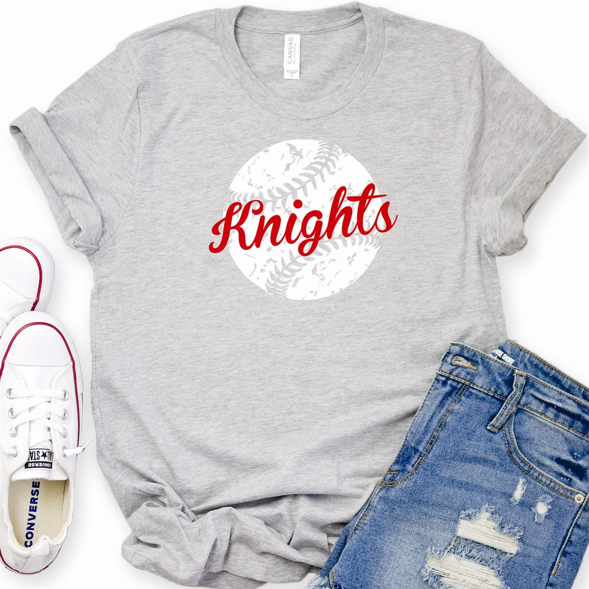 *Baseball Team Personalized Tee – Elle & Emmy