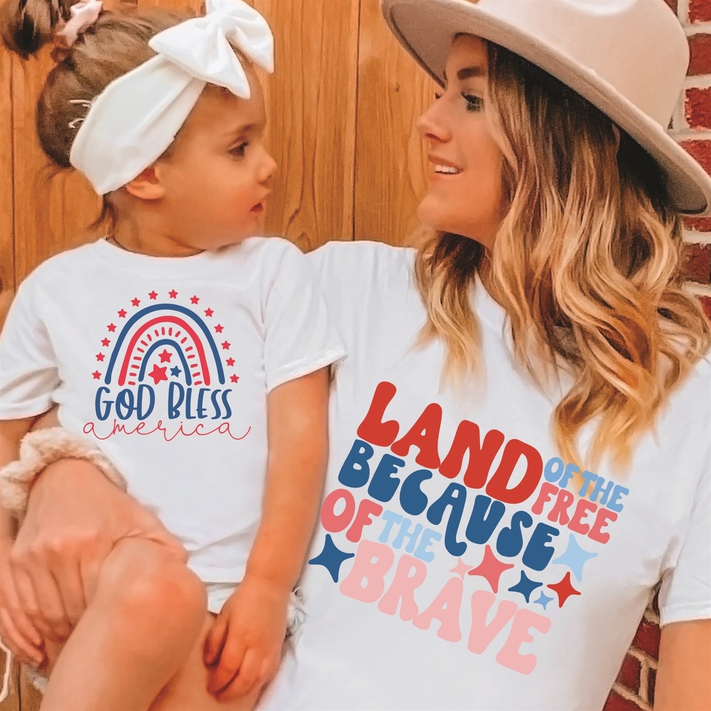 Land Of The Free Because Of The Brave Tee