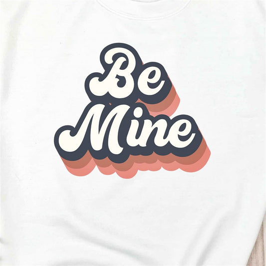 Retro Be Mine Crew Sweatshirt