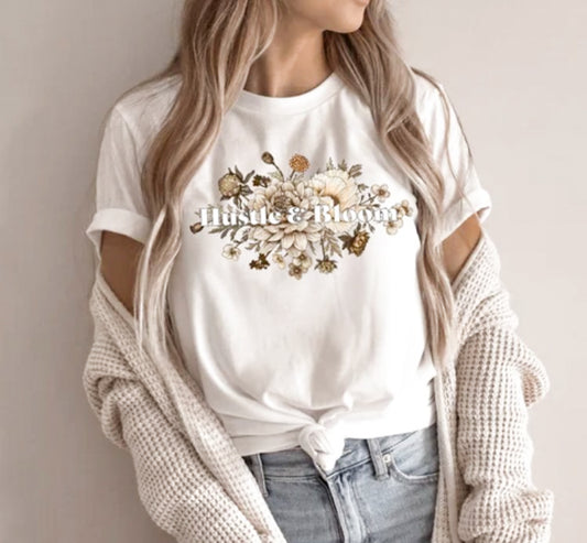 Hustle & Bloom Tee