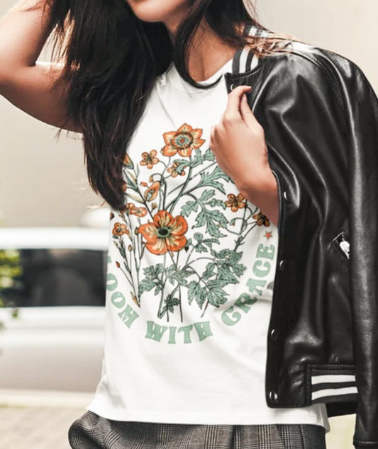 Bloom With Grace Tee