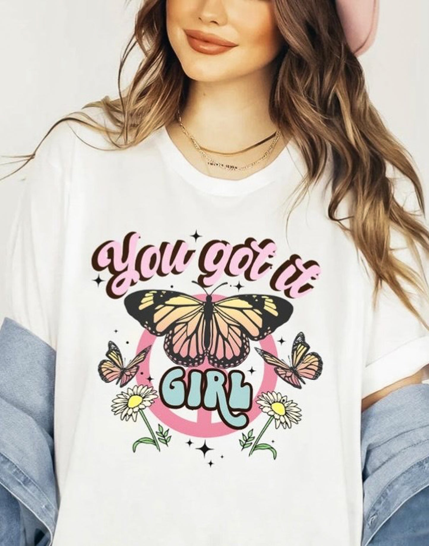 You Got It Girl Butterfly Tee