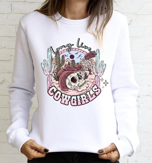 Long Live Cowgirls Crew Sweatshirt