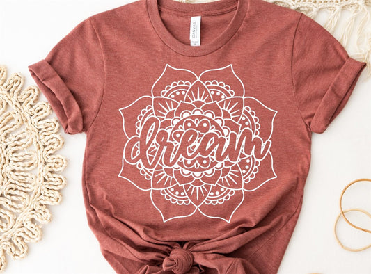 Dream Floral T-Shirt or Crew Sweatshirt