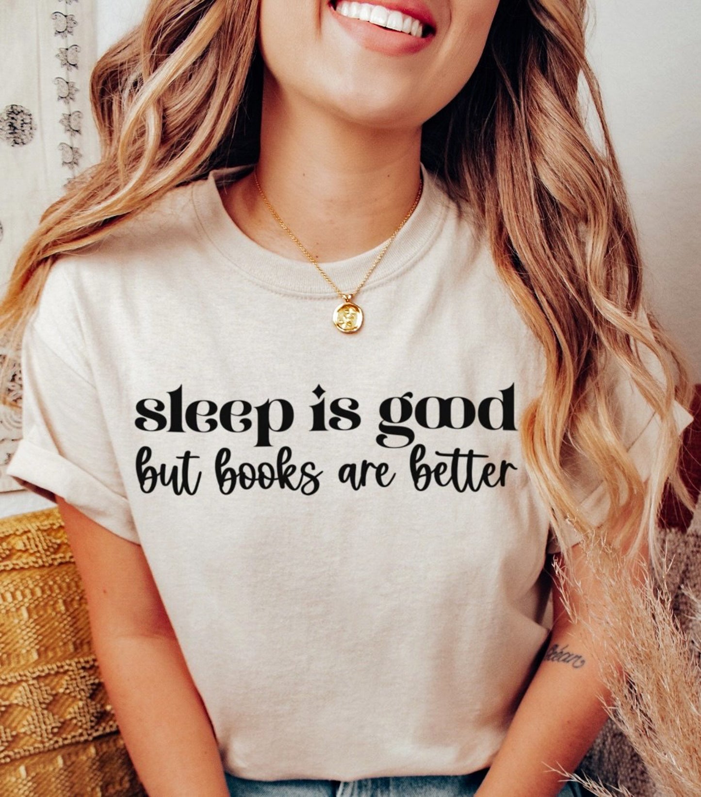Sleep Is Good But Books Are Better Tee