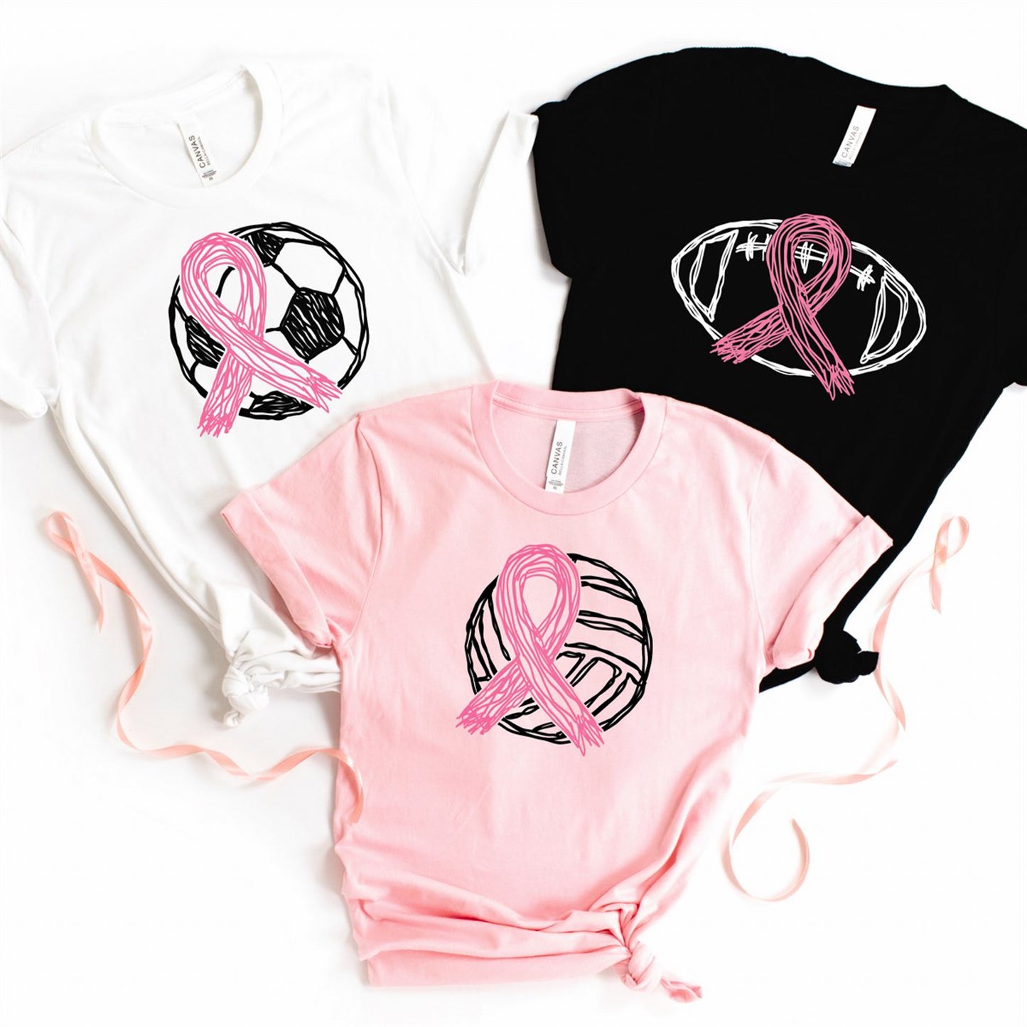 Volleyball Breast Cancer Awareness Tee
