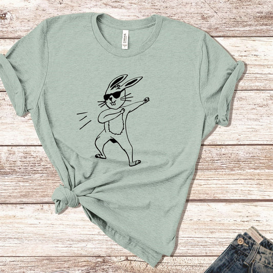 Dabbing Bunny Tee