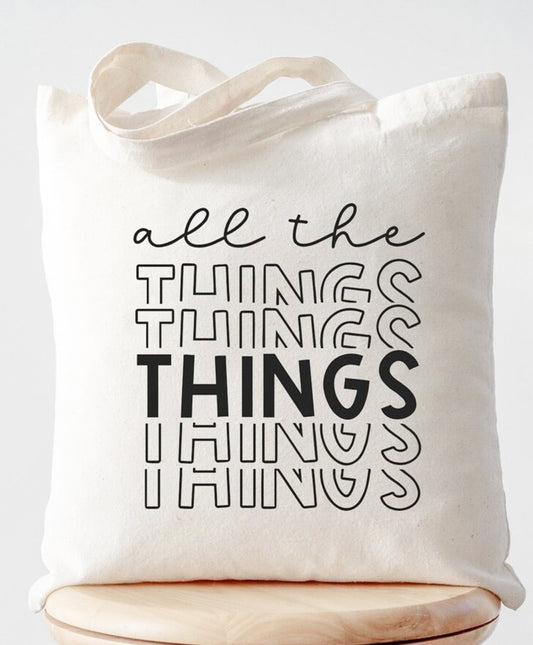 All The Things Canvas Bag