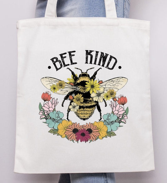 Bee Kind Canvas Bag