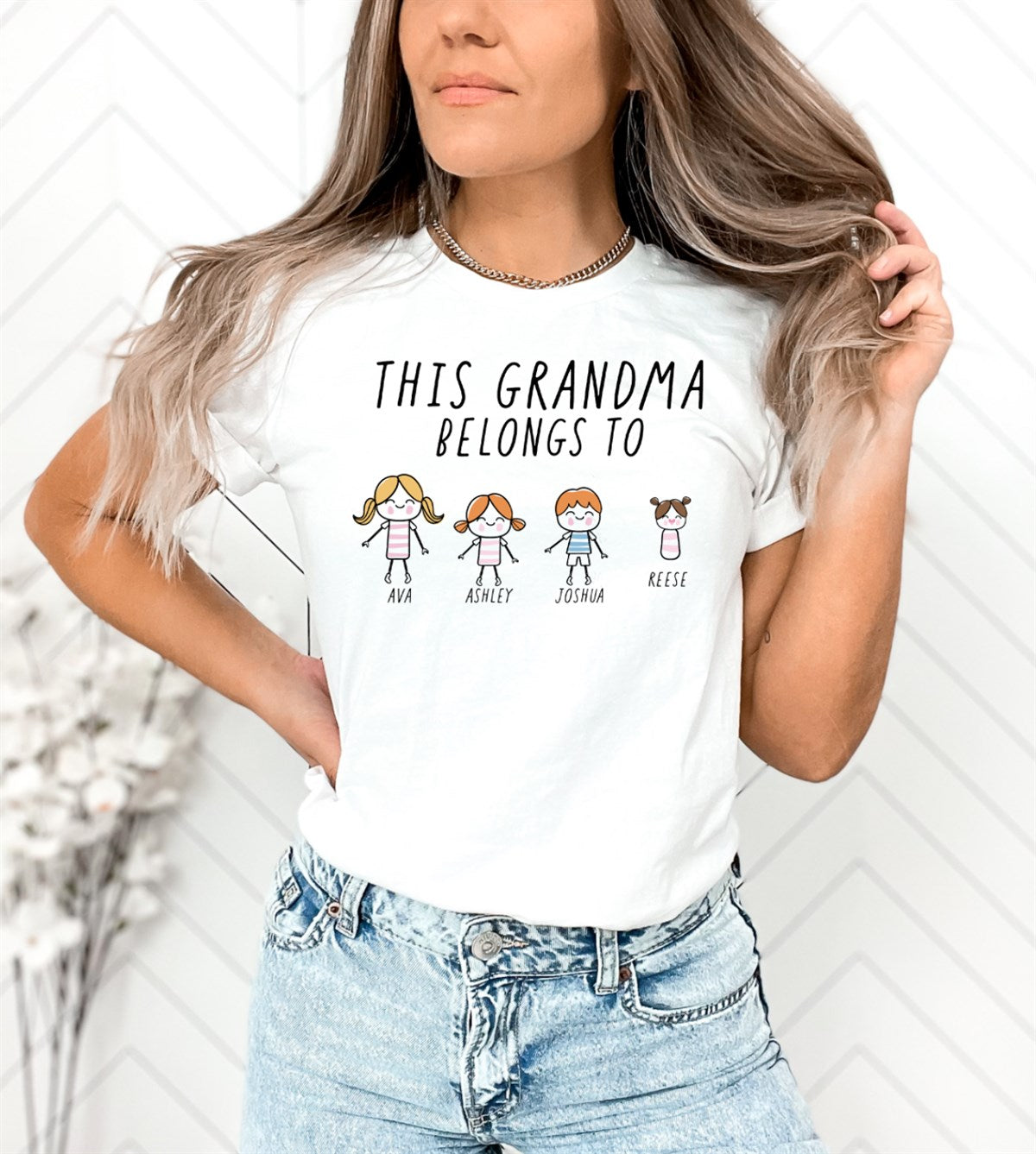 Custom Adorable Tees For Mom/Grandma
