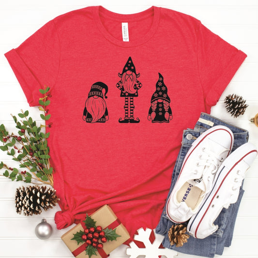 3 Christmas Gnomes Tee