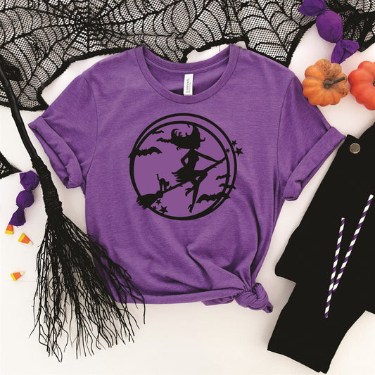 Witch On A Broom Tee