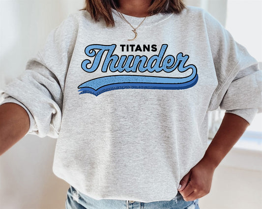 Retro Color Fade Custom Crew Sweatshirts