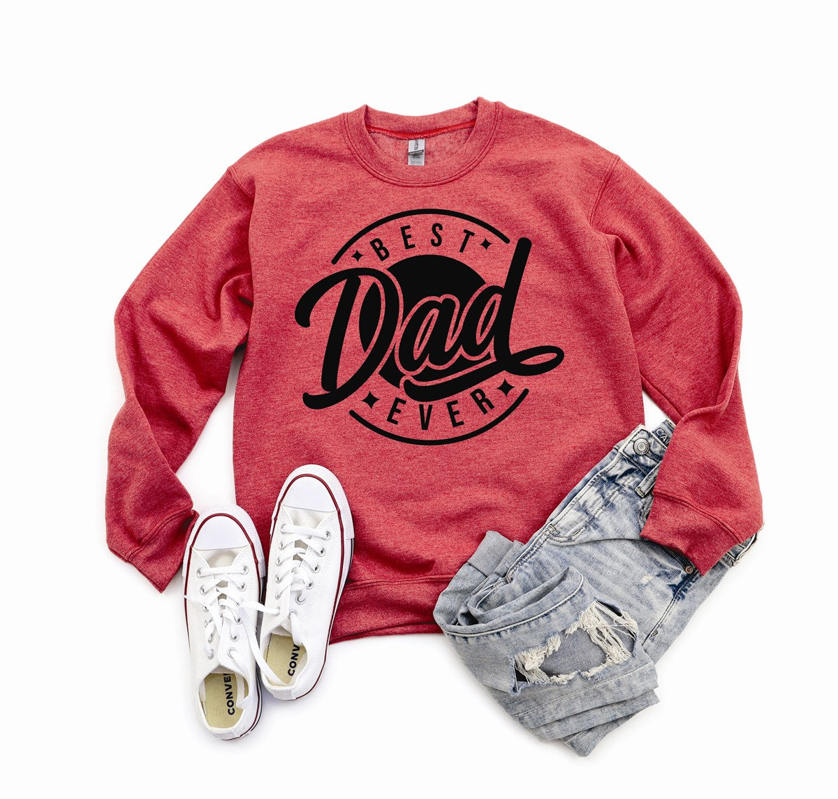 Best Dad Ever Crew Sweatshirt