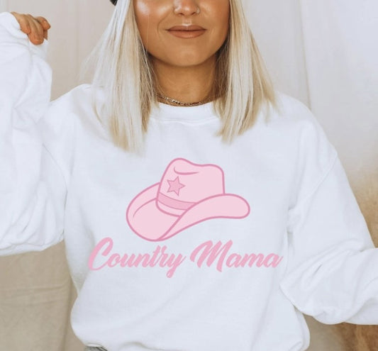 Country Mama T-Shirt or Crew Sweatshirt