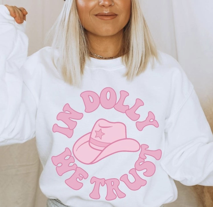 In Dolly We Trust Crew Sweatshirt