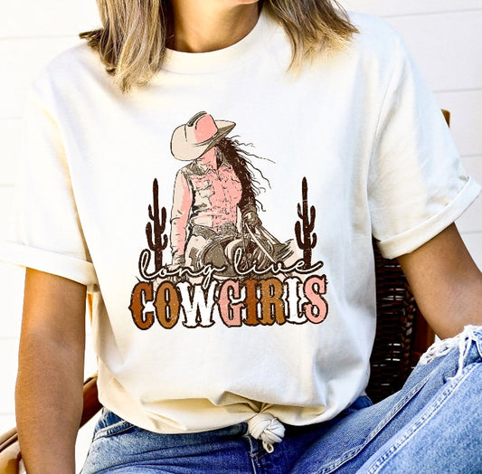 Long Live Cowgirls T-Shirt or Crew Sweatshirt