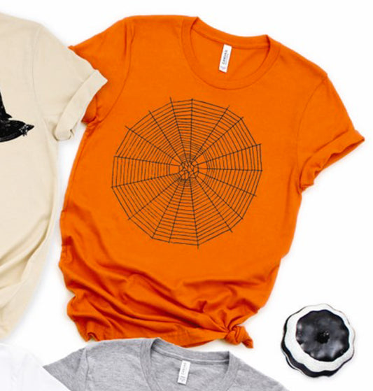Circle Spider Web Tee