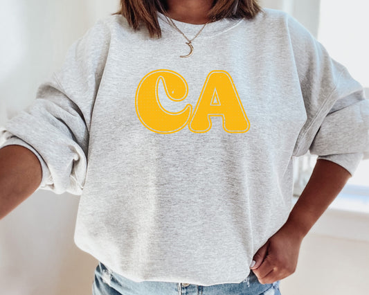Custom Large Letter Crew Sweatshirts