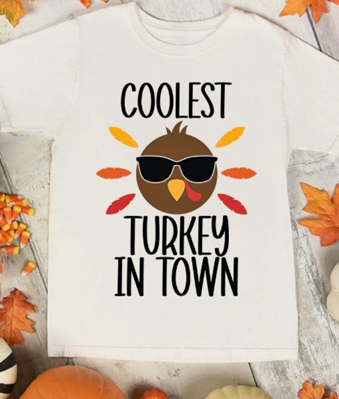 Coolest Turkey In Town Tee