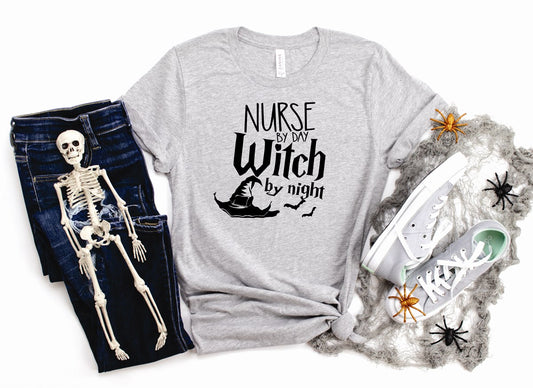 Nurse By Day Witch By Night Tee