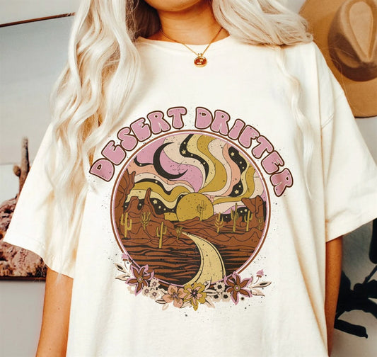 Desert Drifter T-Shirt or Crew Sweatshirt