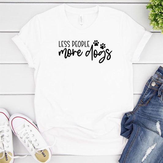 Less People More Dogs Tee