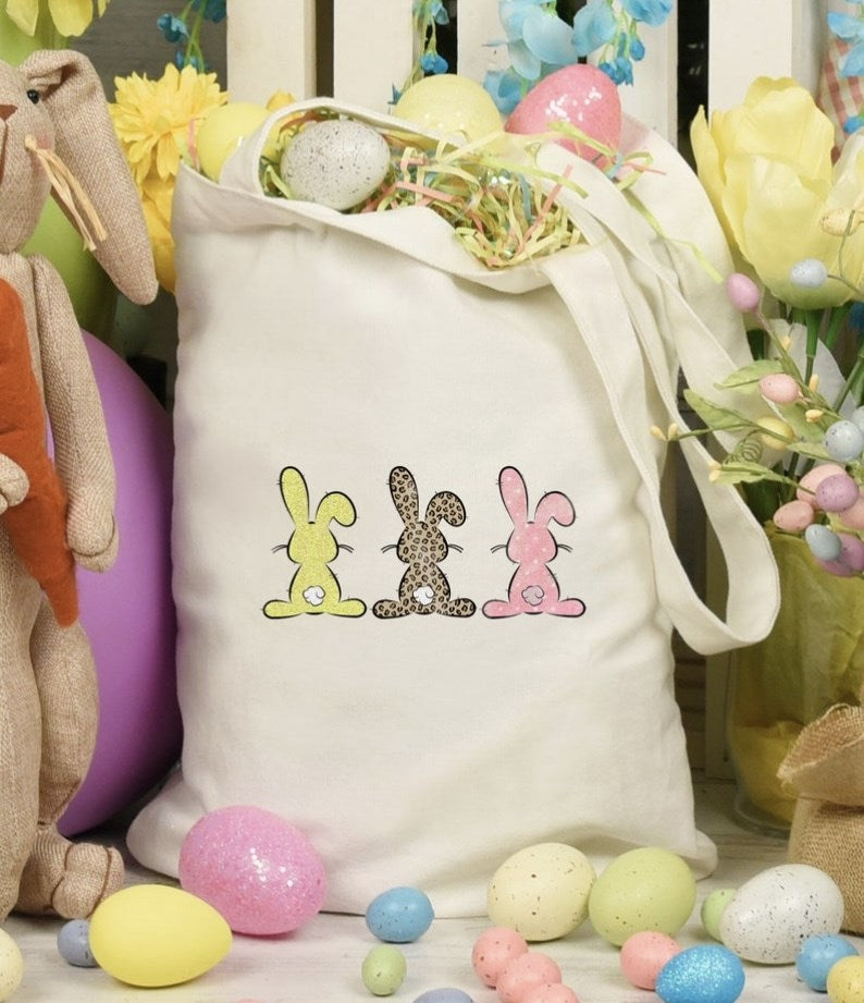 3 Bunnies Canvas Bag