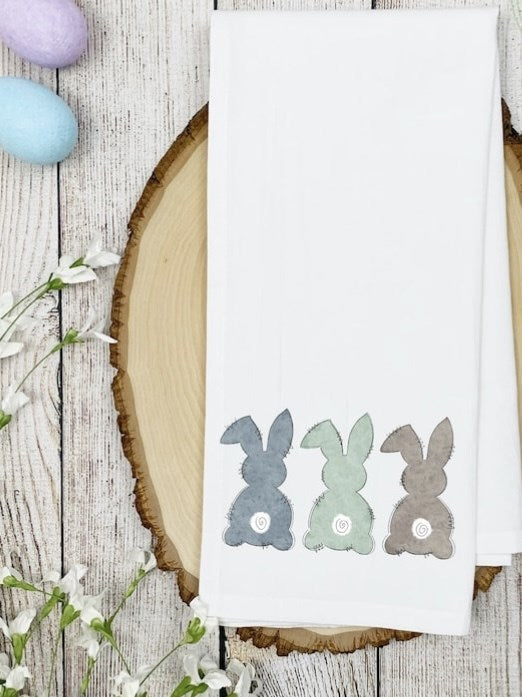 3 Bunnies Easter Towel