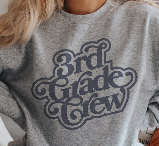 3rd Grade Crew Sweatshirt